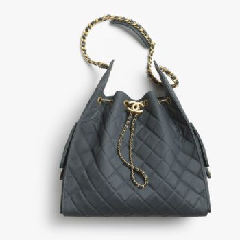 Chanel 25 Small Handbag Dark Blue