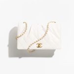 Chanel Large Flap Bag White