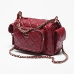 Chanel Small Camera Case Burgundy