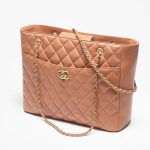 Chanel Small Shopping Bag Camel